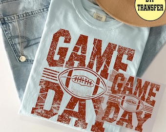 Football Game Dtf Transfer, Football Game Day Ready To Press Dtf Transfer, Sport Transfer, Game day transfer