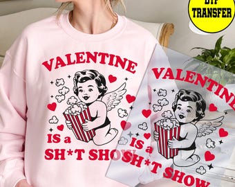 Funny Cupid Ready to Press - Valentine Dtf Transfer