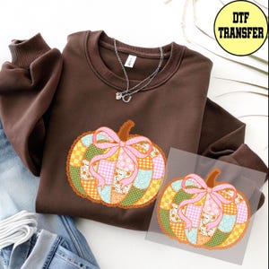 Preppy Pumpkin Dtf Transfer, Fall Preppy Pumpkin Season Retro Season DTF Transfer Ready To Press, Autumn Dtf Transfer, Fall Pumpkin Dtf