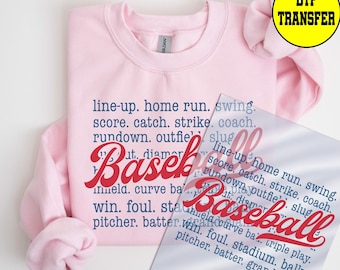 Baseball Ready to Press Dtf Transfer, Sport Direct to Film