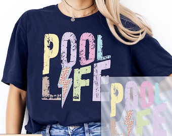 Summer Dtf Transfers, Pool Life Ready to Press Dtf Transfers, Pool Dtf Transfer