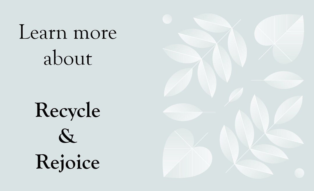 Learn More About Rejoice & Recycle - Etsy
