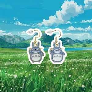 Studio Ghibli Smiling Totoro Earrings