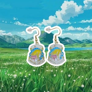 Studio Ghibli Howls Moving Castle Earrings