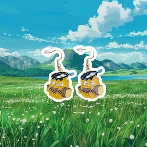 Studio Ghibli Calcifer Earrings
