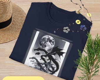 Fourth Wing Shirt: Basgiath War College Dragon Moon Tee, Gift for Her and Him