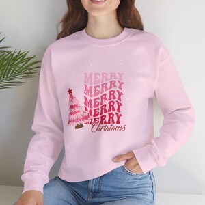 Merry Christmas Sweatshirt: Winter Holiday Vibes, Unisex Fit