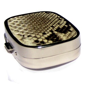 Natural Snakeskin Pillbox by UNEARTHED image 4