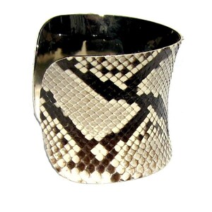 Genuine Snakeskin Cuff Bracelet by UNEARTHED image 5