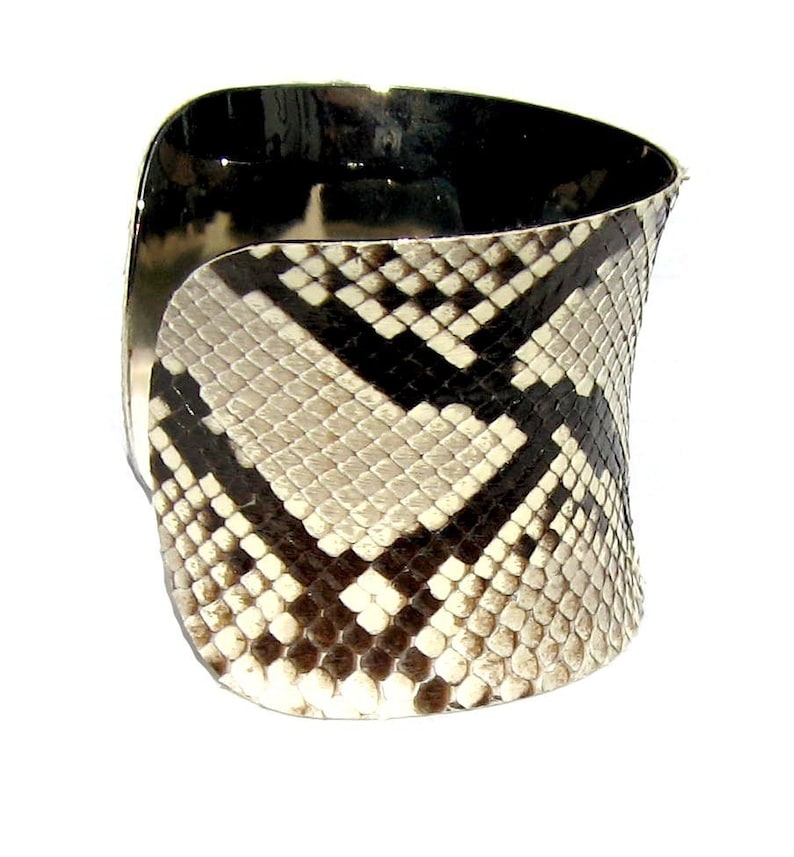 Genuine Snakeskin Cuff Bracelet by UNEARTHED image 5