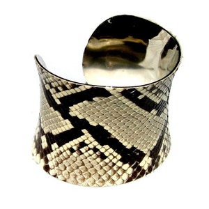 Genuine Snakeskin Cuff Bracelet by UNEARTHED image 4
