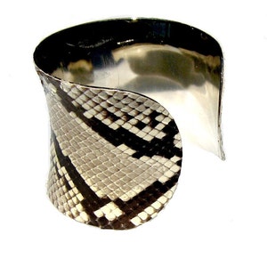 Genuine Snakeskin Cuff Bracelet by UNEARTHED image 2