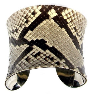 Genuine Snakeskin Cuff Bracelet by UNEARTHED image 1