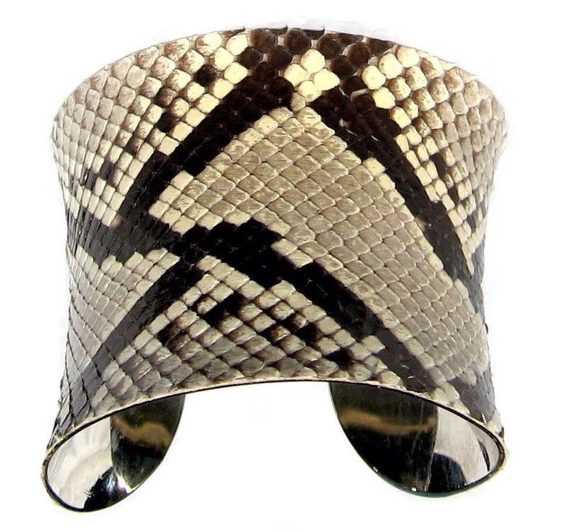 Genuine Snakeskin Cuff Bracelet by UNEARTHED image 1