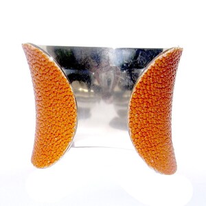 Bright Orange Stingray Cuff Bracelet by UNEARTHED image 3