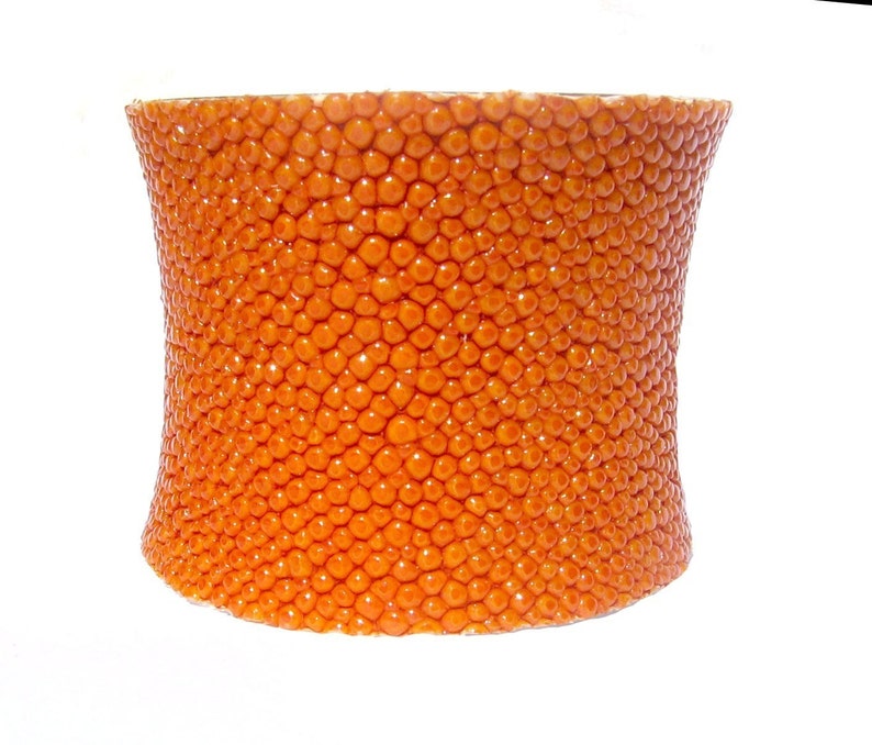 Bright Orange Stingray Cuff Bracelet by UNEARTHED image 4