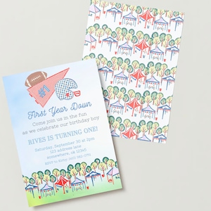 MODIFIABLE - Ole Miss Football - Première année de retard | Thème football | Mademoiselle Olé | Le bosquet | talonnage | Modèle de toile