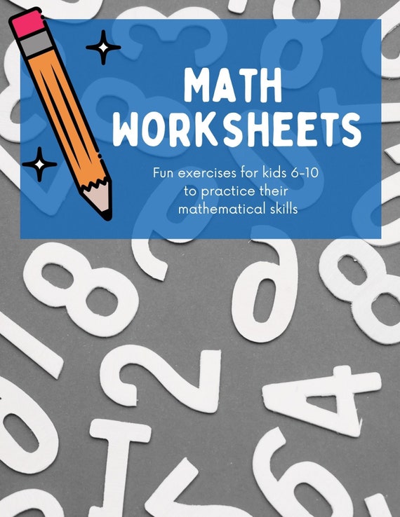 math worksheets etsy