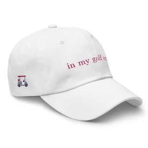 W moim kapeluszu z ery golfa - czapka golfowa - golf - prezent dla mamy - wózek golfowy