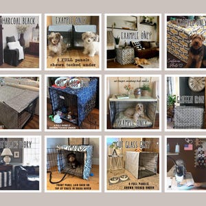Durable Canvas Dog Crate Cover Handmade in the USA