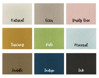 Dog Crate Cover: You Choose Fabric, MANY Canvas Slub linen-look Fabrics, Minimalist Style (no attachments that entice chewing)