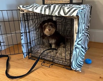 Dog Crate Cover Minimalist, 5 Colors, Shiva Canvas Collection