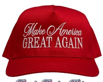 Make America Great Again, casquette rouge snapback, casquette brodée, casquette trucker tendance, casquette américaine