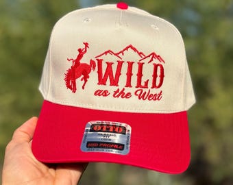 Wilder Westen Bestickte Snapback Hat: Cowboy Rodeo Cap