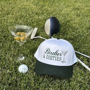 Embroidered Trucker Hat: Birdies and Dirties Golf Cap