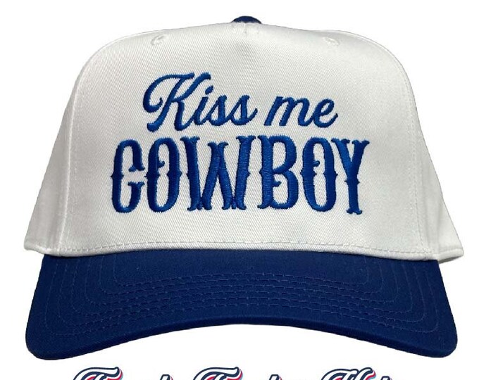 Kiss Me Cowboy Trucker Hat main image 1