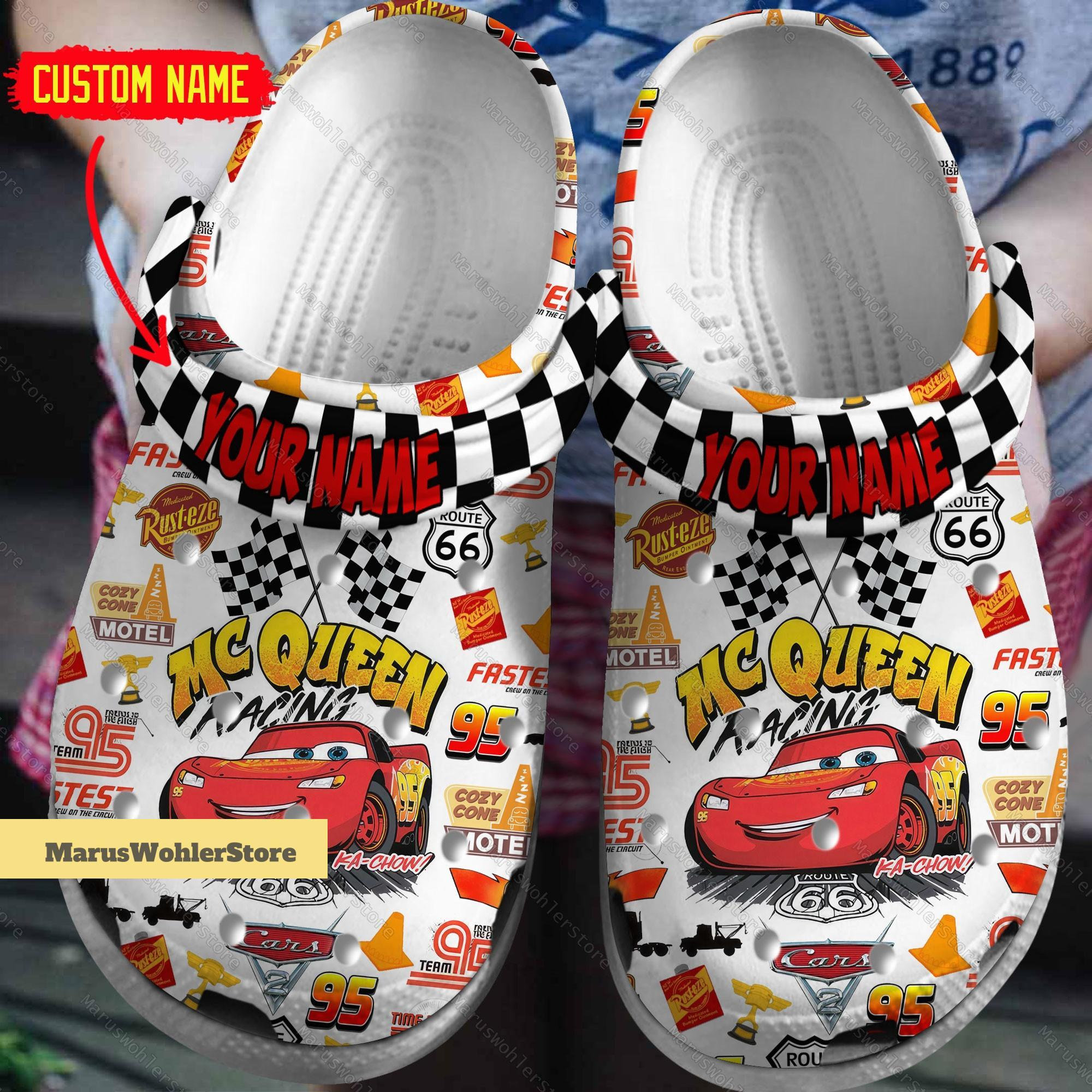 Buy Personalized Lightning Mcqueen Shoes Racing Cars Summer Shoes Mcqueen 95 Men Shoes Disney Cars Sandals Birthday Gift Online in India Etsy