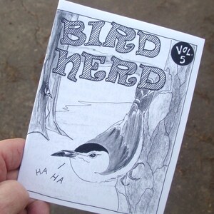 Bird Nerd 5 Black and White Birding Zine