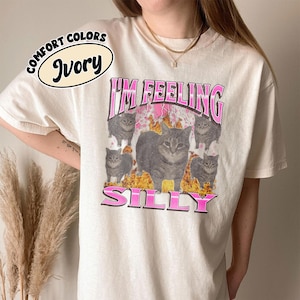 Oia Oia Cat Meme Funny Cat Meme Shirt, Gift for Woman and Man, Stupid Gifts, Ugly Shirts, Unhinged T-Shirt, Cringe Tee, Inappropriate Tee