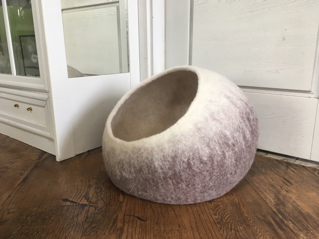 felt dog bed