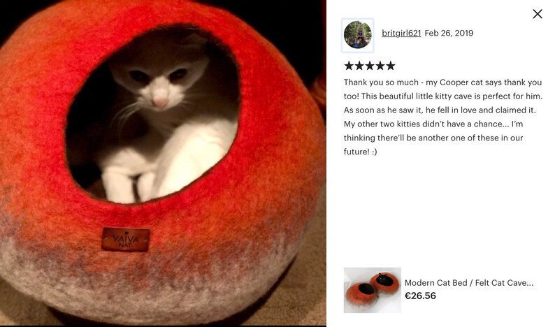 Cat Nap Cocoon / Cave / Bed / Furniture / House / Vessel  image 6
