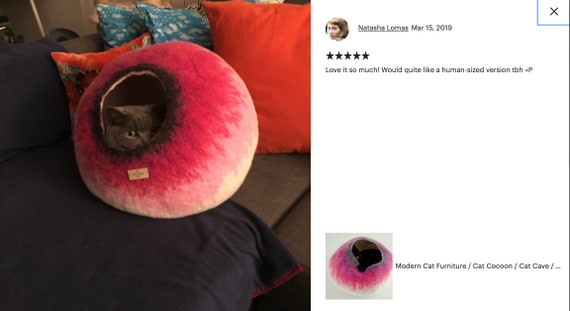 human sized cat cave