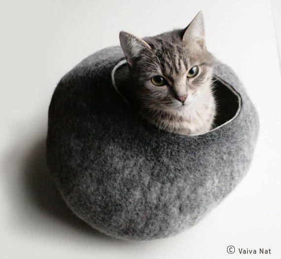 cat bed cave cocoon