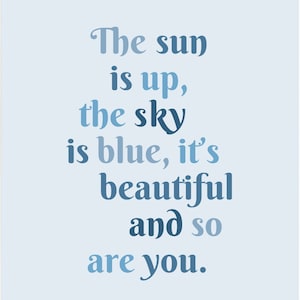 The Beatles Song Lyrics Poster: You Are Beautiful, Dear Prudence, Typography Wall Art, Beatles Gallery, Nursery Decor, Giclee Print