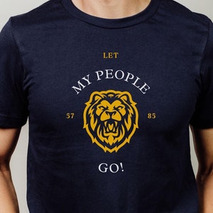 Men's Passover T-Shirt: Roaring Lion Jewish Holiday Tee