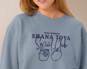 Felpa girocollo Shana Tova Social Club