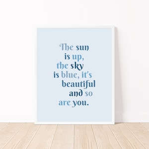 The Beatles Songtexte Poster: You Are Beautiful, Dear Prudence, Typografie Wandkunst, Beatles Galerie, Kinderzimmer Deko, Giclée-Druck