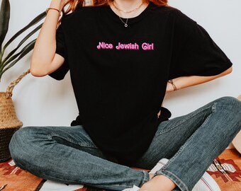 Nice Jewish Girl Short Sleeve Shirt for Women - Stylish and Expressive Fashion Statement