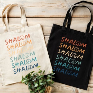 SHALOM☆SHALOM LOGO BAG Tote Bag Shalom City - Perfect for Daily Use In Support of