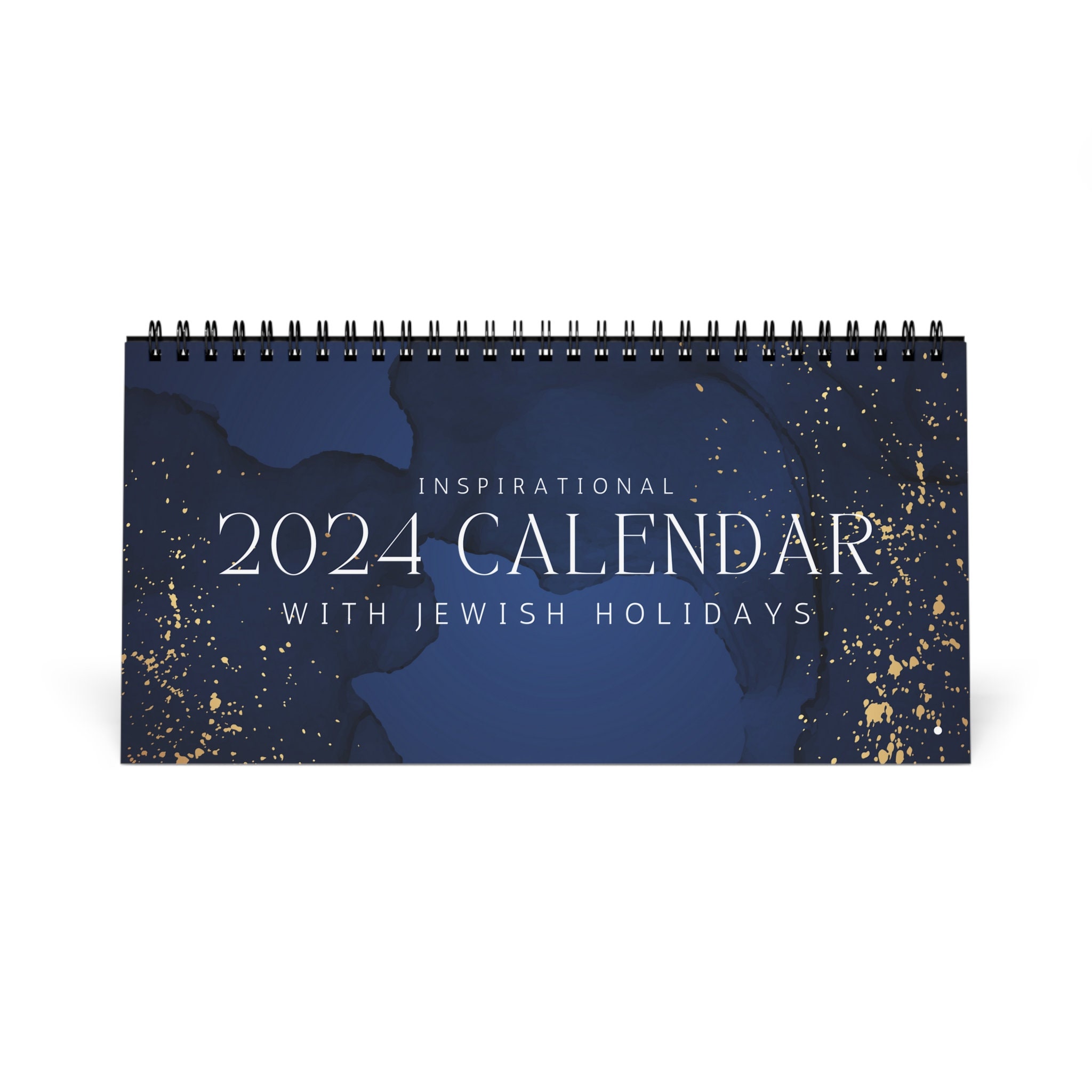 2024 Calendar With Jewish Holidays Desktop Calendar - Etsy