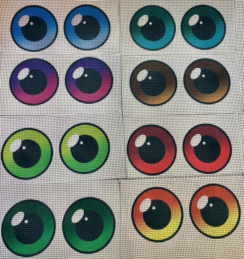 Fursuit Eye Mesh Large Round Mascot Costume Eye Mesh Etsy