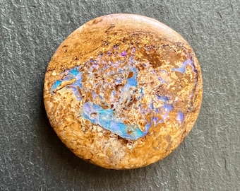Large Round Boulder Opal Cabochon