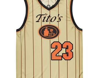 Basketball Jersey- Tito's Vodka Drinking Jersey For Going Out