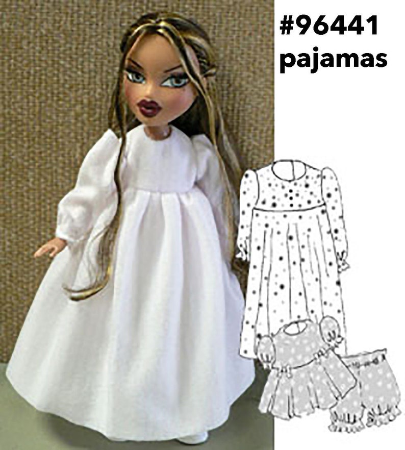 Bratz doll clothes sewing pattern for Moxie Bratz simple Etsy