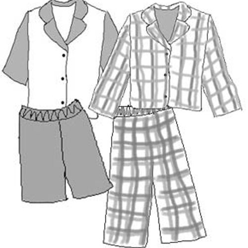 Pajamas & Nightgown Sewing Pattern for 16 Inch Animator ® Doll - Etsy