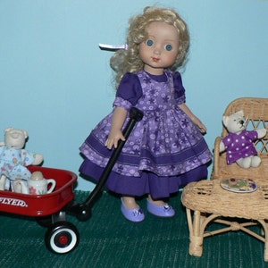 Ann Estelle Dress Pattern - Patsy doll clothes pattern - Full Dress & Pinafore  PDF 82211